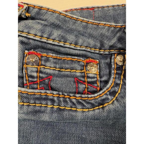 True Religion Jeans Womens Size 33 Blue Mid Rise Super Skinny (A29) - Picture 3 of 7